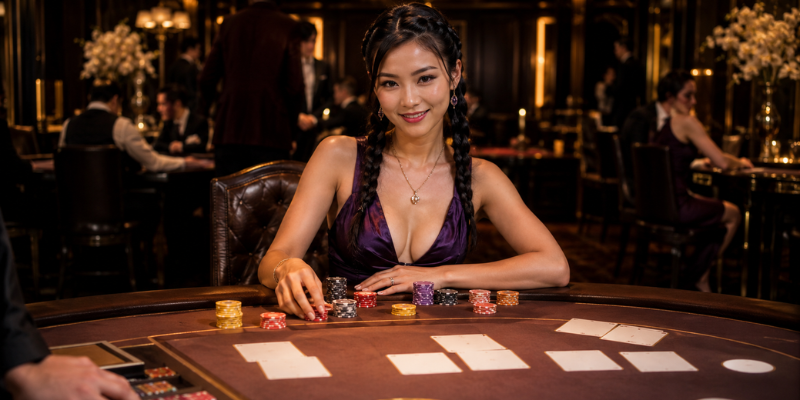 Trong cách đánh baccarat, hệ thống hoạt động dựa trên nguyên tắc chia bài tự động